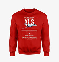 Thumbnail for Cessna Citation XLS design on red sweatshirt