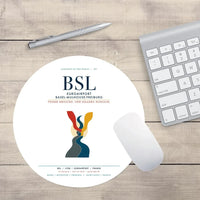 Thumbnail for EuroAirport Basel-Mulhouse-Freiburg (BSL) design on white round mouse pad