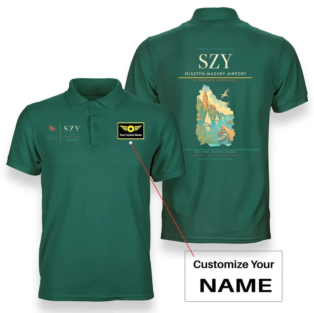 Olsztyn-Mazury Airport SZY Green+Name