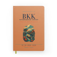 Thumbnail for Bangkok Suvarnabhumi Airport (BKK) design on orange notebook