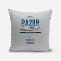 Thumbnail for Piper PA-28R Arrow III design on light gray pillow