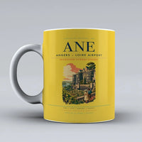Thumbnail for Angers – Loire Airport (ANE) airport code design on yellow ceramic mug