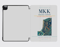 Thumbnail for Molokai Airport (MKK) design on light gray ipad tablet case