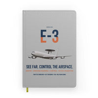 Thumbnail for E-3 Sentry AWACS design on light gray notebook