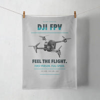 Thumbnail for DJI FPV design on light gray towel