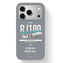 Thumbnail for Avro RJ100 design on gray magsafe iphone case, for iPhone 17 Pro