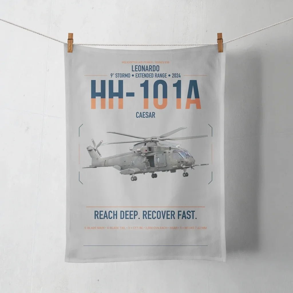 Leonardo HH-101A Caesar design on light gray towel