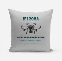 Thumbnail for Inspired Flight IF1200A design on light gray pillow