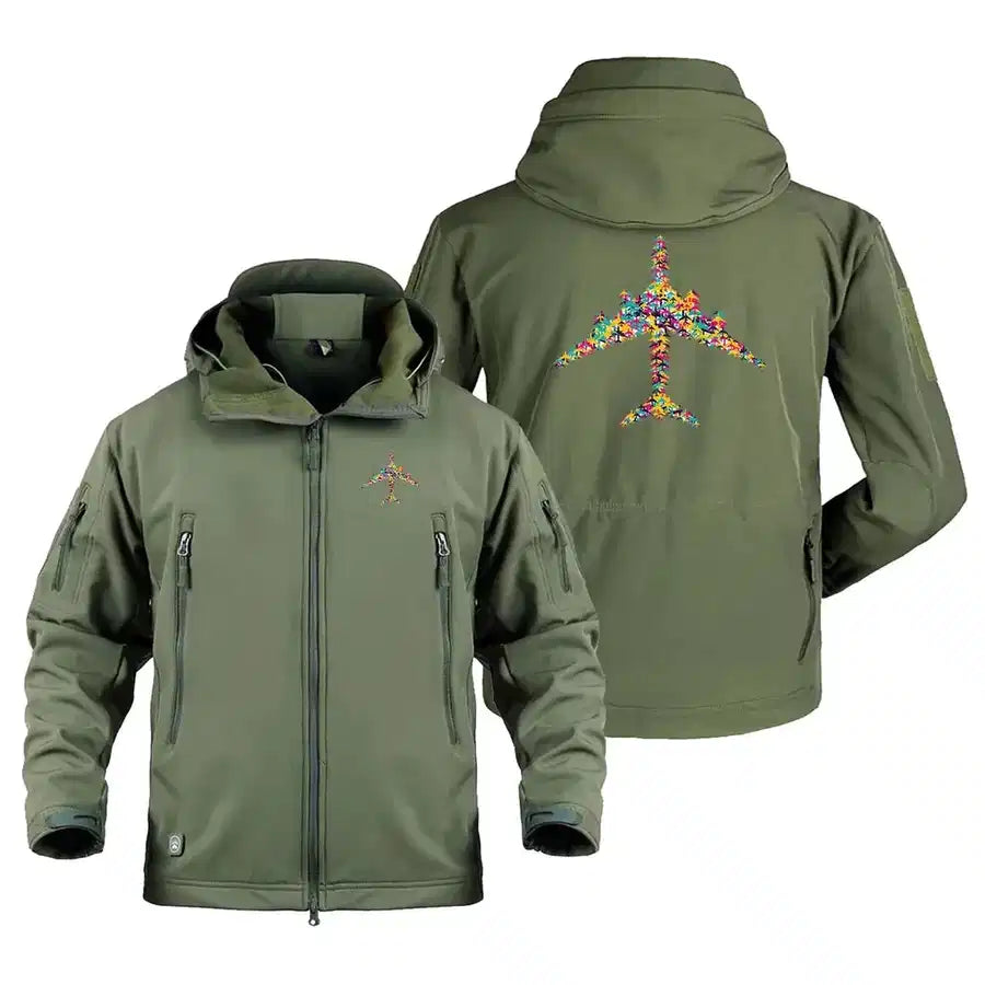 Customisable Colourful Airplane Jacket - view 6