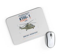 Thumbnail for Korea Aerospace Industries KUH-1 Surion design on light gray rectangle mouse pad