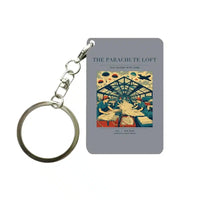 Thumbnail for VINTAGE G4508 - The Parachute Loft - Designed Key Chain design on gray