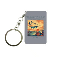 Thumbnail for VINTAGE G4448 - The Migration Escort - Designed Key Chain design on gray