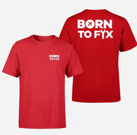 Thumbnail for Customisable Born To Fix Airplanes T-Shirt - view 6