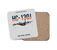 Thumbnail for HC-130J COMBAT KING II design on light gray 1 piece coaster