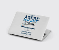 Thumbnail for Airbus A350F design on light gray MacBook case
