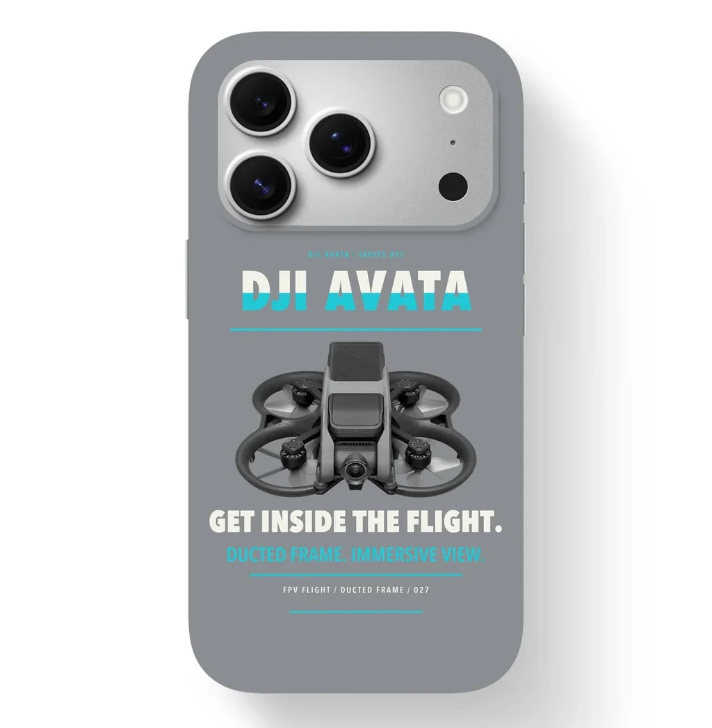 DJI Avata Case design on gray iphone case