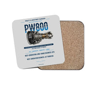 Thumbnail for PW800 design on light gray 1 piece coaster
