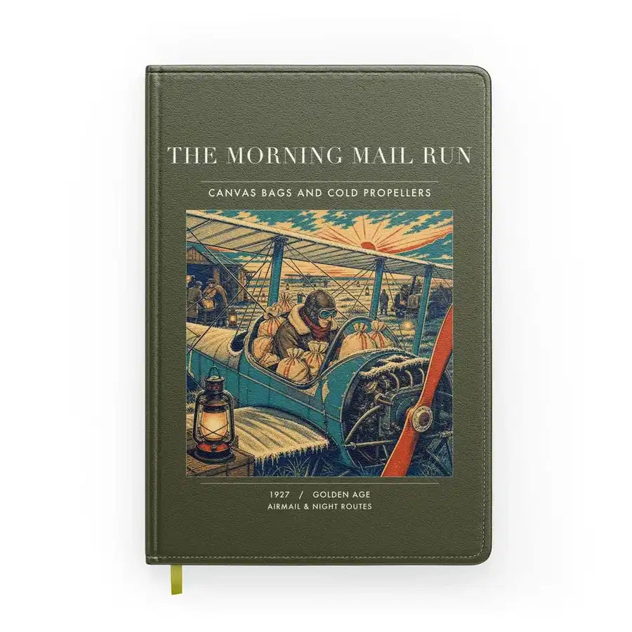 VINTAGE G4146 - The Morning Mail Run - Designed Notebooks design on greenarmy