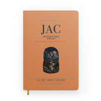 Thumbnail for Jackson Hole Airport (JAC) design on orange notebook