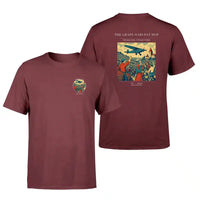Thumbnail for VINTAGE G4445 - The Grape Harvest Hop - Double-Side T-Shirt design on darkred double side t shirt