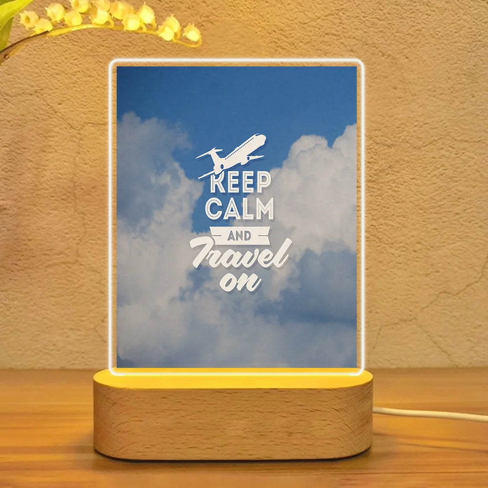 Keep Calm and Travel Lamp - view 6