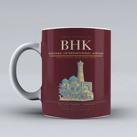 Thumbnail for Bukhara International Airport BHK Mug - Dark Red