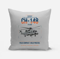 Thumbnail for Sikorsky CH-148 Cyclone design on light gray pillow