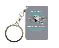 Thumbnail for DJI Flip Key Chain design on gray key chain