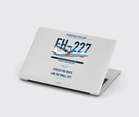Thumbnail for Fairchild Hiller FH-227B design on light gray MacBook case