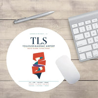 Thumbnail for Toulouse-Blagnac Airport (TLS) design on white round mouse pad