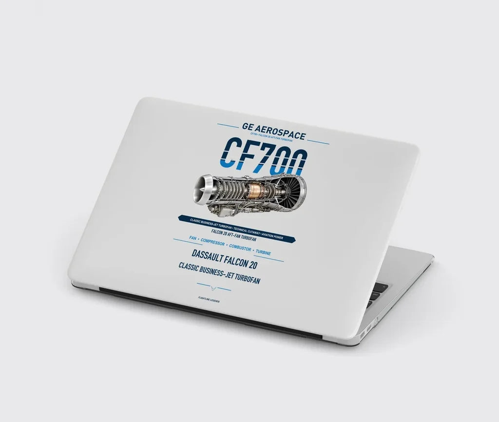 CF700 design on light gray MacBook case