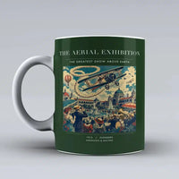 Thumbnail for VINTAGE G4004 - The Aerial Exhibition - Ceramic Mug design on darkgreen