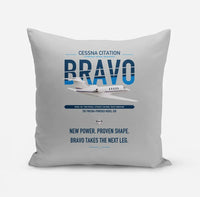 Thumbnail for Cessna Citation Bravo design on light gray pillow