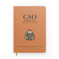 Thumbnail for Piedmont Triad International Airport (GSO) design on orange notebook