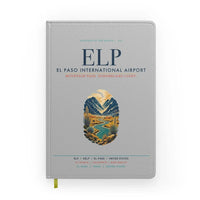 Thumbnail for El Paso International Airport (ELP) design on light gray notebook