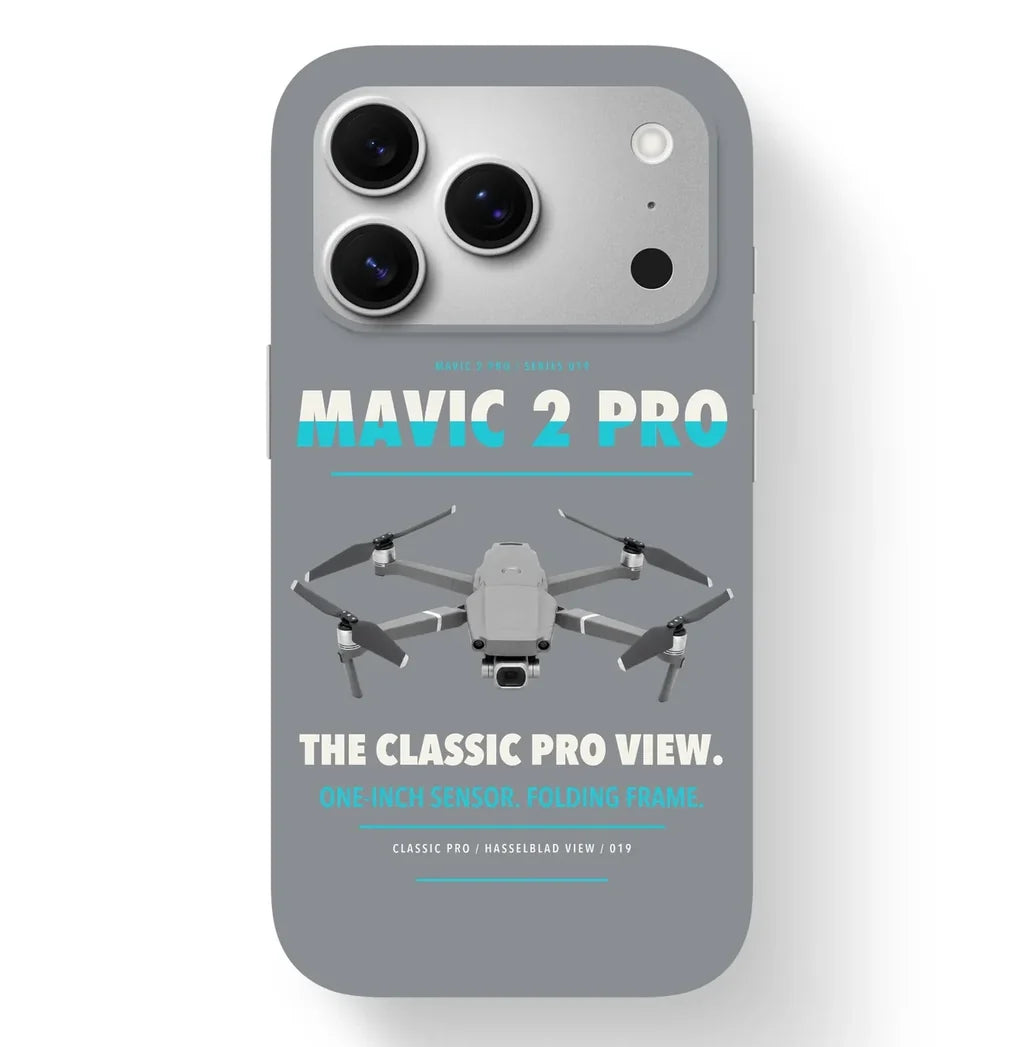 DJI Mavic 2 Pro Case design on gray iphone case