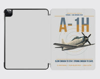 Thumbnail for A-1H Skyraider design on light gray ipad tablet case