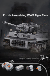 Thumbnail for 925PCS Remote Control Tiger Tank Model - view 6
