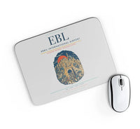 Thumbnail for Erbil International Airport (EBL) design on light gray rectangle mouse pad