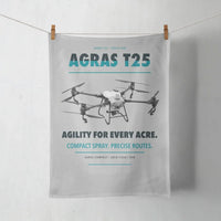 Thumbnail for DJI Agras T25 design on light gray towel