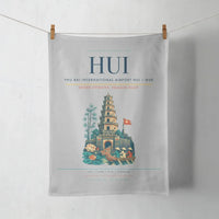 Thumbnail for Phu Bai International Airport (HUI) design on light gray towel