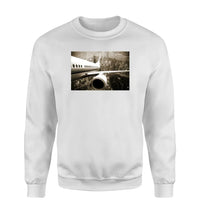 Thumbnail for Departing Aircraft & City Scene Sweatshirt - view 6