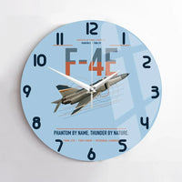 Thumbnail for F-4E Phantom II design on light blue no frame wall clock