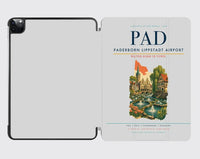Thumbnail for Paderborn Lippstadt Airport (PAD) design on light gray ipad tablet case