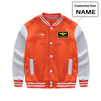 Thumbnail for Aviation Heartbeats Baseball Jacket - view 7