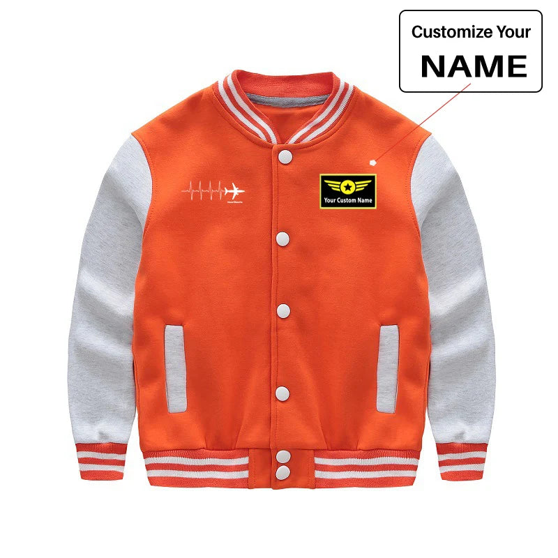 Aviation Heartbeats Baseball Jacket - view 7