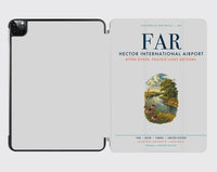 Thumbnail for Hector International Airport (FAR) design on light gray ipad tablet case