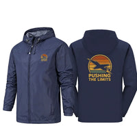 Thumbnail for Pushing The Limits Retro Rain Jacket - view 6