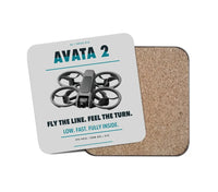 Thumbnail for DJI Avata 2 design on light gray 1 piece coaster
