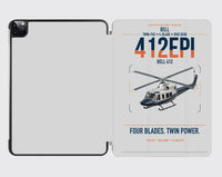Thumbnail for Bell 412EPI design on light gray ipad tablet case